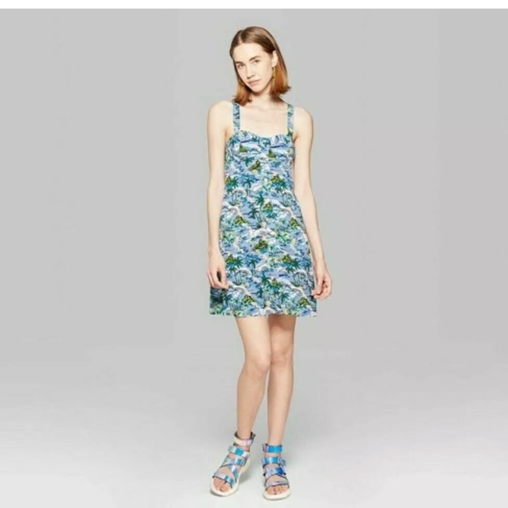 Wild Fable Hawaiian Print Dress